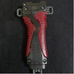 Takaratomy Beyblade Burst Grip Black Clear Used