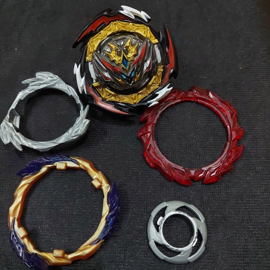 Takaratomy Beyblade Dynamite Belial With All 4 Gears Used Takaratomy Beyblade Dynamite Belial With All 4 Gears Used