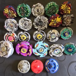Takaratomy Beyblade Mixed Lot of 20- Used- Everything in Picture is included