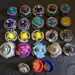 Takaratomy Beyblade Mixed Lot of 20- Used- Everything in Picture is included