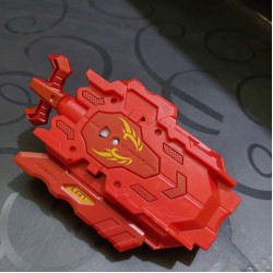 Takaratomy Beyblade Burst LR String Launcher Red Used Takaratomy Beyblade Burst LR String Launcher Red Used