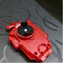 Takaratomy Beyblade Burst LR String Launcher Red Used Takaratomy Beyblade Burst LR String Launcher Red Used