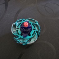 Takaratomy Beyblade Galaxy Pegasus Turquoise Green- Paint chipped, Tip Damaged