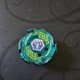 Takaratomy Beyblade Galaxy Pegasus Turquoise Green- Paint chipped