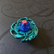 Takaratomy Beyblade Galaxy Pegasus Turquoise Green- Paint chipped