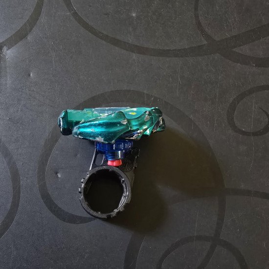 Takaratomy Beyblade Galaxy Pegasus Turquoise Green- Paint chipped