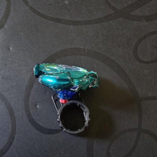 Takaratomy Beyblade Galaxy Pegasus Turquoise Green- Paint chipped