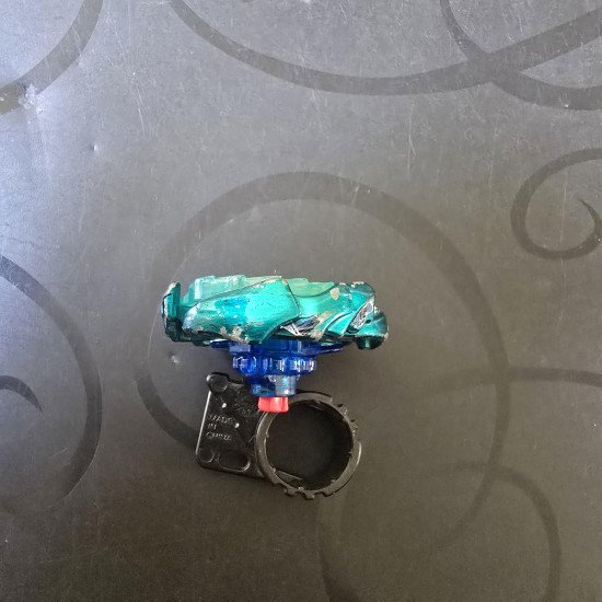 Takaratomy Beyblade Galaxy Pegasus Turquoise Green- Paint chipped
