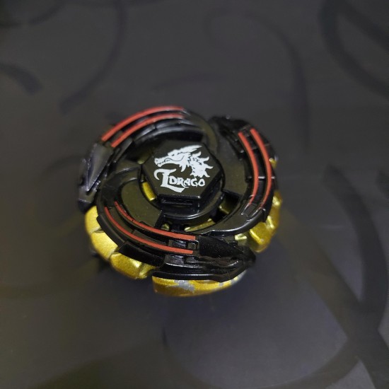 Takaratomy Beyblade Lightning L drago Black and Gold Used Corocoro Limited 