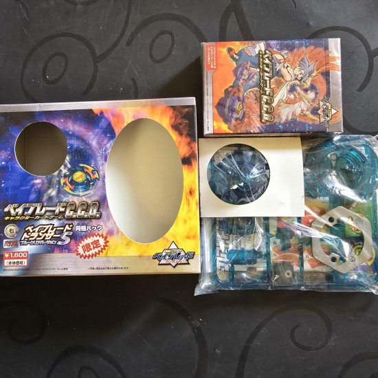 Takara Beyblade Dranzer S Blue Clear New