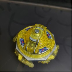 Takara Beyblade Driger F Yellow Clear Version Used
