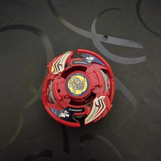 Takara Beyblade Driger V2 Red Used