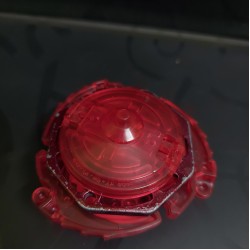 Takara Beyblade Seaborg 2 Red clear Random Booster 6 Used
