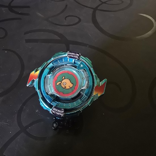 Takara Beyblade Sparkling Attacker Panasonic Limited Blue Used