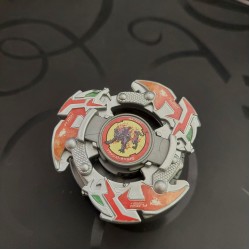 Takara Beyblade Flash Leopard 2 Silver with Box Used