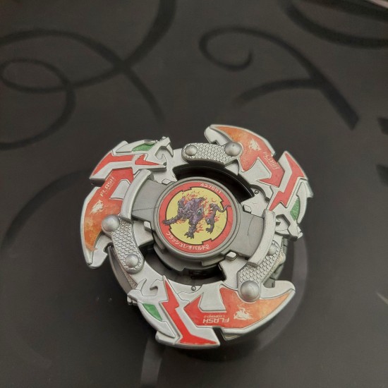 Takara Beyblade Flash Leopard 2 Silver with Box Used