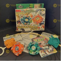 Takara Beyblade Tyson vs Ray Set with Box and Accessories Used 
