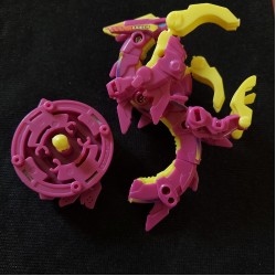 Takara Beyblade Zinrai with Beast Used